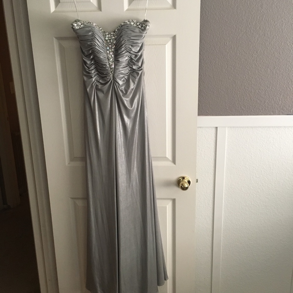 Alyce Designs Strapless Prom Dress